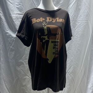 Bob Dylan Graphic Brown T-Shirt